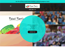 Tablet Screenshot of paintparti.com